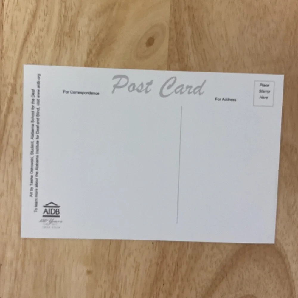 Postcard from Alabama Institute for Deaf and Blind